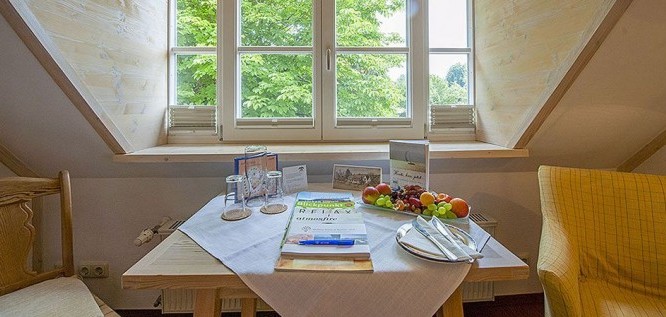 Blick in grüne Weiten und herrliche Natur