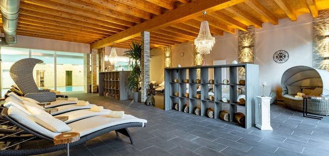 Der Ruhebereich der Sauna | Boutique Hotel Badehof - Osthessen