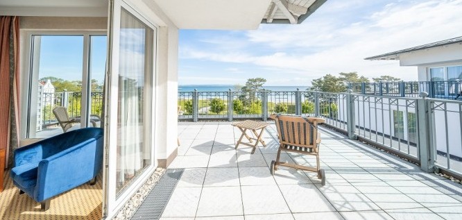 Grand Hotel Binz - Rügen - Ostsee - Deutschland - Baltic Deluxe mit Dachterrasse und Meerblick