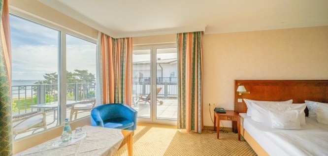 Grand Hotel Binz - Rügen - Ostsee - Deutschland - Baltic Deluxe Dachterrasse und Meerblick