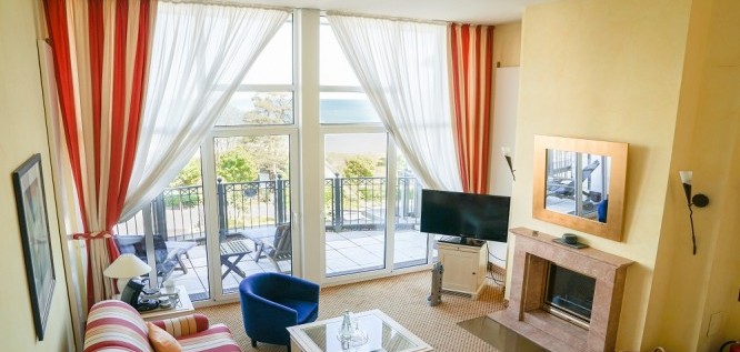 Grand Hotel Binz - Rügen - Ostsee - Deutschland - Penthouse mit Dachterrasse - Meerblick