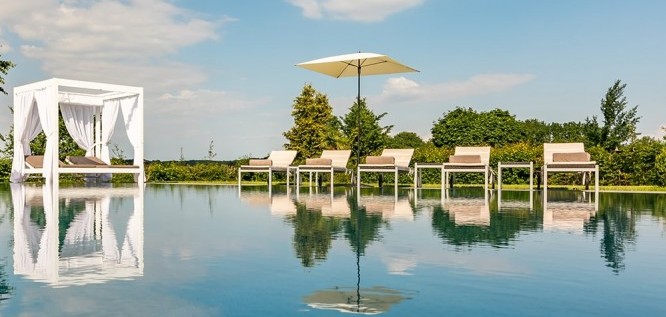 Aussenpool | Romantik Hotel Schwanefeld - Meerane Sachsen 