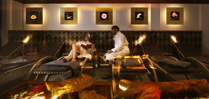 Ruheraum mit Kamin | Romantik Hotel Schwanefeld - Meerane Sachsen 