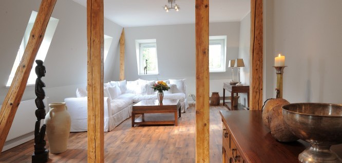 Appartement Carl von Linné im Romantik Hotel Schwanefeld