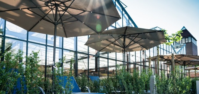 Sommerfeeling am Aussenpool -  Jammertal Golf & Spa Resort - Datteln-Ahsen - Münsterland