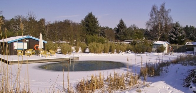 Jammertal Golf & Spa-Resort - Datteln-Ahsen - NRW - Münsterland -Teich im Winter 