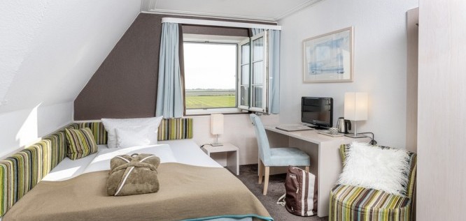 Einzelzimmer - Lundenbergsand Nordsee Hideaway und Spa – Husum - Nordsee