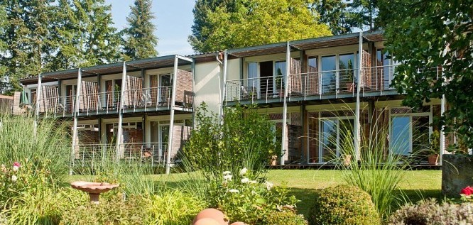 Das Südhaus von Menschels Vitalresort, Naheland, Meddersheim, Bad Sobernheim im Sommer
