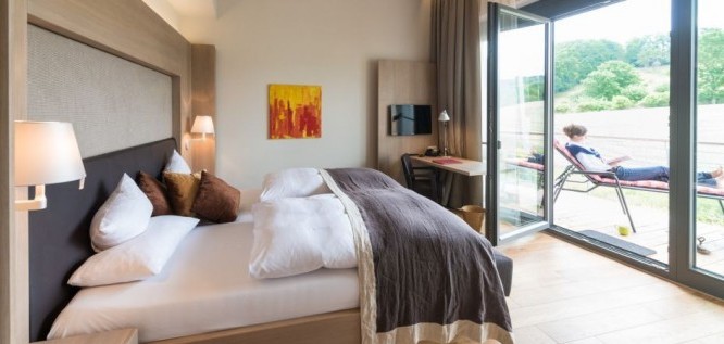 Doppelzimmer im Haus Igelsberg von Menschels Vitalresort, Naheland, Meddersheim, Bad Sobernheim
