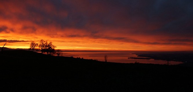 Sonnenuntergang - Landschaft - Österreich - MentalSpa-Resort Fritsch am Berg - Lochau - Österreich