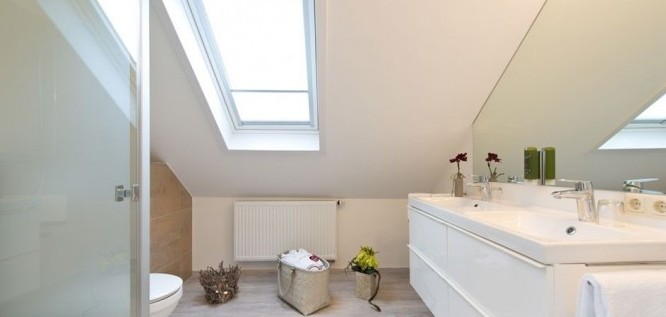 Badezimmer im Wohlfühl-Appartement des Wellness Resort Romantischer Winkel im Harz, Bad Sachsa