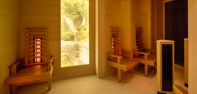 The infrared sauna in the Ladies' Spa – Schuele's Gesundheitsresort & Spa - Allgaeu | Bavaria 