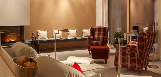 Die gemütliche Entspannungslounge ZeitLOS – Schüle's Gesundheitsresort & Spa – Allgäu | Bayern