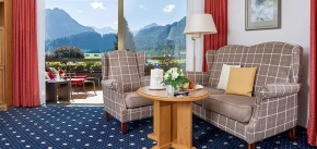 Schlehe mit Südbalkon und Panoramablick – Schüle's Gesundheitsresort & Spa – Allgäu | Bayern