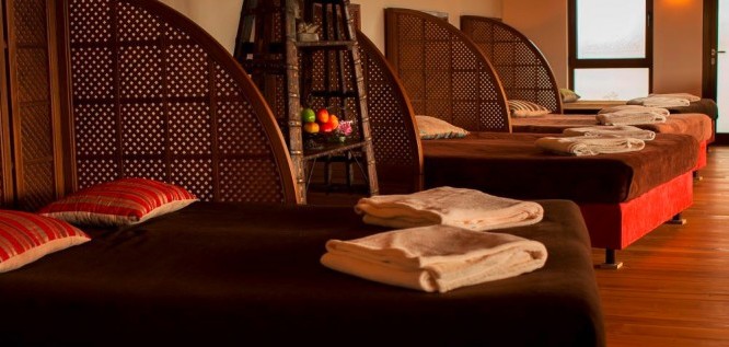 Betten im Ruheraum mit Galerie - Wellnesshotel Seeschlößchen | Privat-SPA & Naturresort – Niederlausitz/Brandenburg