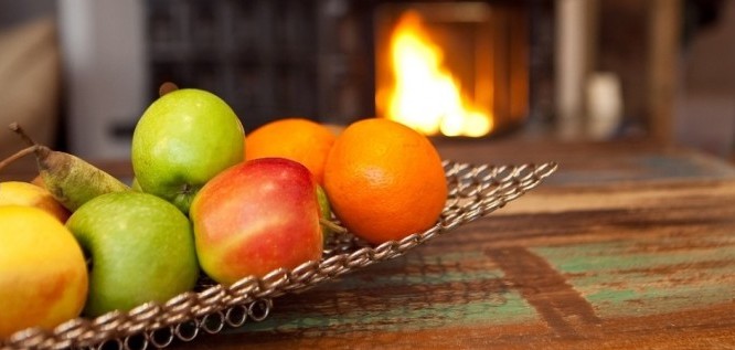 Gesunder Obst-Snack in den Suiten – Wellnesshotel Seeschlößchen | Privat-SPA & Naturresort – Niederlausitz/Brandenburg