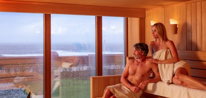 Sauna Meerblick - Strandhotel Georgshöhe - Norderney - Nordsee