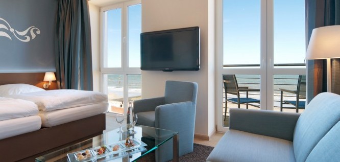 Doppelzimmer Supreme - Strandhotel Georgshöhe - Norderney - Nordsee