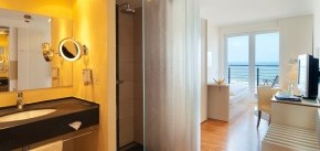 Einzelzimmer Prestige Badezimmer - Strandhotel Georgshöhe - Norderney - Nordsee