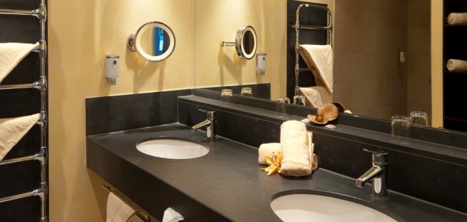 Suite Prestige Badezimmer - Strandhotel Georgshöhe - Norderney - Nordsee