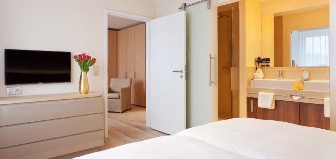 Suite Superior Badezimmer - Strandhotel Georgshöhe - Norderney - Nordsee