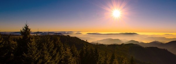 Sonnenaufgang am Schliffkopf in Baden Württemberg | Nationalpark-Hotel Schliffkopf