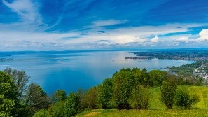 View of Lake Constance and the Lindau Island | MentalSpa-Resort Fritsch am Berg