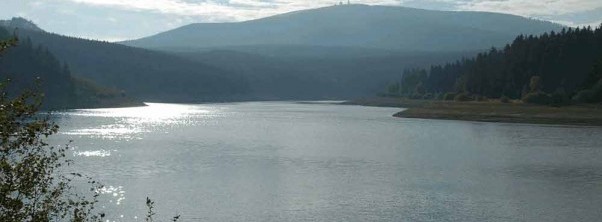 Wellness and relaxation with a view over the lake in the Harz