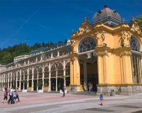 The spa house of Marienbad in the Czech Republic