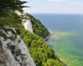 The view of the chalk cliffs of the island are balm for the soul