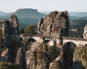 Saxony - Elbe Sandstone Mountains - View of the Bastei | Excursion destinations - Wellness in Saxony